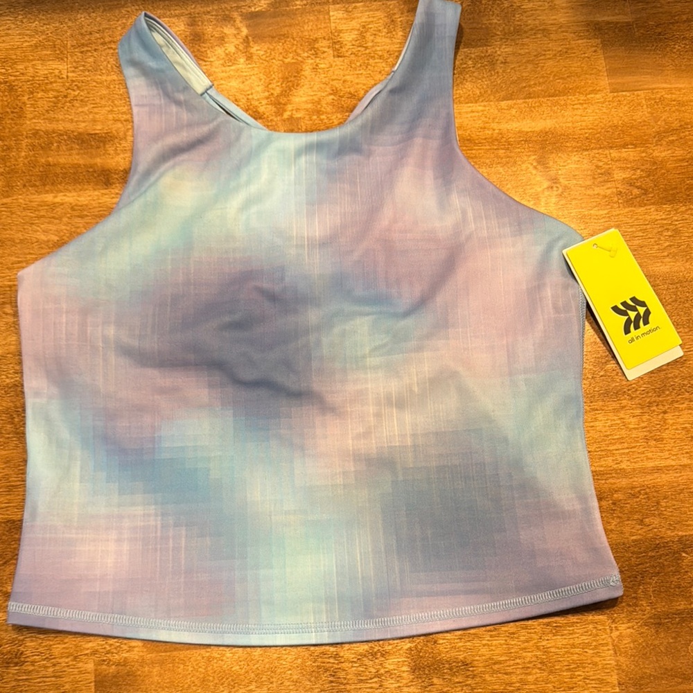 Blue and Purple Sports Bra